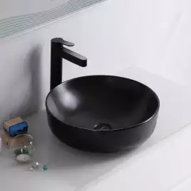 Раковина накладная BelBagno 410х410х130 BB1315-H301, цвет Черный