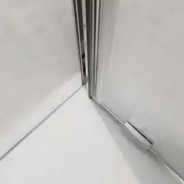 Душевой уголок BelBagno LUCE-AH-1-120/90-P-Cr стекло рифленное матовое, профиль Хром