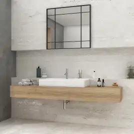 Керамогранит AVS Travertino White 60x120 карвинг, серый