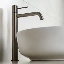 Смесители для раковины AVS Slimmer 811-101-GM высокий, оружейная сталь