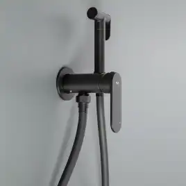 Гигиенический душ со смесителем AVS Beauty черный матовый, 811-531-MB