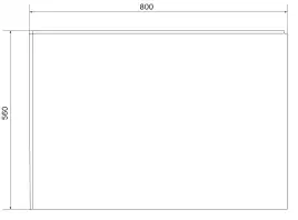 Панель боковая Flat 80 MG R Marka One