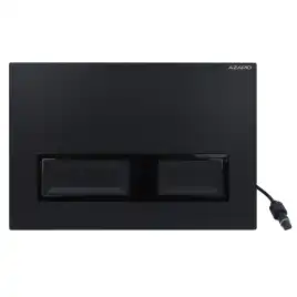 Кнопка смыва AZARIO NEW AZ-008.04 инфракрасный сенсор, механическая, черный матовый