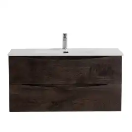 Тумба под раковину BelBagno MARINO-CER-N-1000-2C-SO-RNG-P подвесная Rovere Nature Grigio