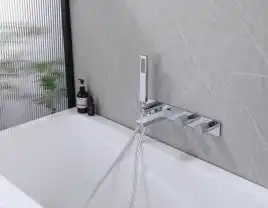 Смеситель для ванны с душем Abber Rund AF8730 встраиваемый, с внутренней частью, Хром