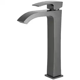Смеситель для раковины Gappo G1007-89 высокий, Оружейная сталь
