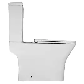 Унитаз-компакт Azario Mari AZ-79143T напольный, безободковый, со смывом Торнадо, в комплекте с бачком и сиденьем микролифт, Белый глянцевый