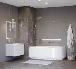 Акриловая ванна угловая левосторонняя CEZARES CZR-LUX-CORNER-165-80-58-L