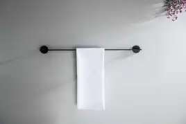 Держатель полотенец 600 мм Aquatek Бетта AQ4614MB, Черный матовый