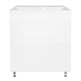 Тумба с раковиной Azario Эстима 70 CS00094594, напольная, Белая глянцевая