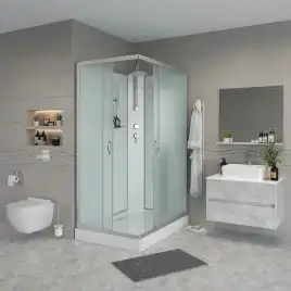 Душевая кабина Niagara Classic 100х80х210 NG-43085-14QBKT низкий поддон, без гидромассажа, 430853QBKT