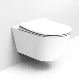 Унитаз подвесной Logan L3W AVVA без сидения, 530x335мм с Rimless , белый (288924)