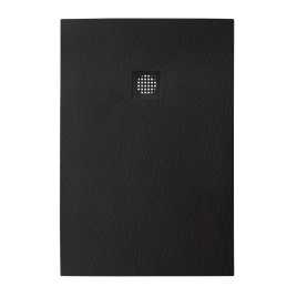 Душевой поддон BelBagno UNO 120х80 из искусственного камня, TRAY-MR-UNO-AH-120/80-35-NERO-NO, Черный матовый