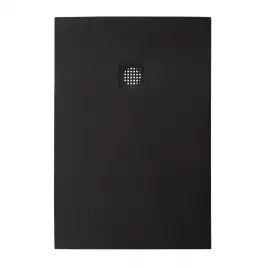 Душевой поддон BelBagno UNO 120х80 из искусственного камня, TRAY-MR-UNO-AH-120/80-35-NERO-NO, Черный матовый