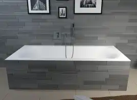 Акриловая ванна RIHO LINARES R 160x70 (c тонким бортом) прямоугольная B140001005