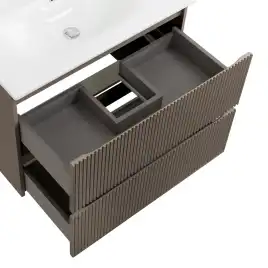 Тумба под раковину BelBagno UNO-900-2C-SO-СO подвесная, Бежевый матовый