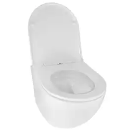 Унитаз подвесной Azario Gloria AZ-2003T подвесной, безободковый, со смывом 