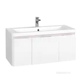 Тумба под раковину Aquaton Шерилл 105 1A206301SH010 подвесная цвет, белый