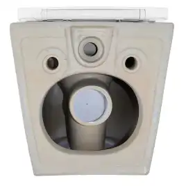 Унитаз подвесной Azario Eclat AZ-2381-A подвесной, безободковый, со смывом 