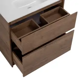 Тумба под раковину BelBagno KRAFT39-800/390-2C-PIA-RT напольная Rovere Tabacco