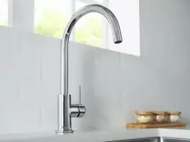 Смеситель для кухни Aquatek Европа AQ1382CR поворотный излив, Хром