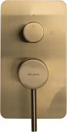 Смеситель для душа Allen Brau Priority 5.31011-GB (с внутренней частью, 2 выхода) золото