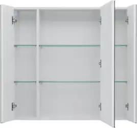 Зеркальный шкаф Aquanet Алвита new 90 белый матовый, 303897