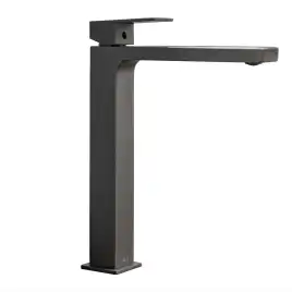 Смесители для раковины AVS Cube 811-201-GM высокий, оружейная сталь