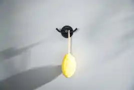 Крючок для полотенец Aquatek Бетта AQ4602MB двойной, Черный матовый