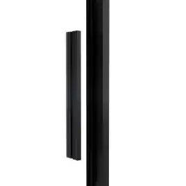 Душевой уголок Vincea Slim Soft 130х80 VSR-1SS8013CLB, дверь раздвижная, профиль черный, стекло прозрачное