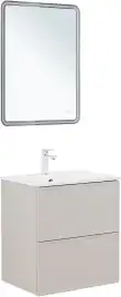Тумба под раковину Aquanet Арт 60 бежевый, 343966