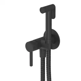 Смеситель с гигиеническим душем Whitecross Y black скрытого монтажа Черный матовый, SYSYBI2BL