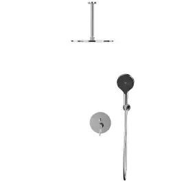 Душевая система для душа WHITECROSS Y chrome YSET12TOPCR, скрытого монтажа, Хром