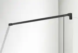 Душевая перегородка Azario 120 AZ-NAR6310 1200 Black, профиль черный, стекло Прозрачное