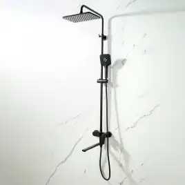 Душевая система Aquatek НИКА AQ2840MB, черный матовый