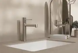 Смеситель для раковины Vincea Desire VBF-1D1BN однорычажный, брашированный никель