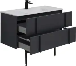 Тумба под раковину Allen Brau Reality 100 1.32007.AM антрацит матовый