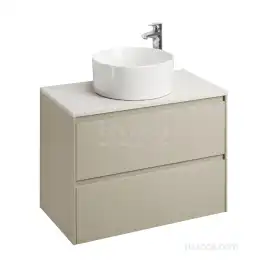 Тумбы под раковину Roca Ona 80 A857630510 подвесная, цвет, Бежево-серый матовый