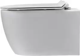 Унитаз подвесной Logan L1W с сидением Soft Close -SLIMSEAT, белый