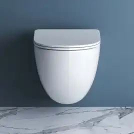 Подвесной унитаз BelBagno AMANDA BB051CHR, безободковый, Белый