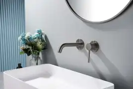 Смеситель для раковины Aquatek Европа AQ1313BGM, Оружейная сталь