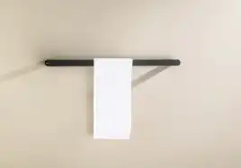 Держатель полотенец 600 мм Aquatek Лира AQ4414MB, Черный матовый