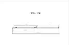 Душевая дверь Vincea Slim-N 130 VDS-4SN130CLG, раздвижная, профиль брашированное золото, стекло прозрачное