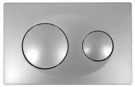 Кнопка смыва Azario AZ-8200-0011 двойная, хром глянец