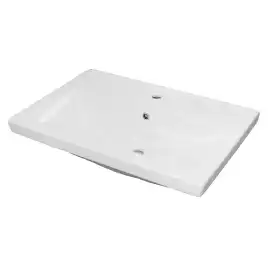 Тумба с раковиной Azario KANTRI 80/2 CS00097255, подвесная с раковиной Фостер 80, белая