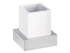 Стакан для зубных щеток 11,5 см BEMETA GAMMA Белый/Хром 145511012