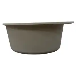 Кухонная мойка AZARIO Sivas 480х480х197 кварцевая, круглая, цвет Песочный: CS00097655