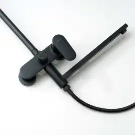 Душевая система Aquatek НИКА AQ2840MB, черный матовый