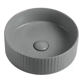 Раковина AVS Нэнси 36x36 цментно-серая матовая