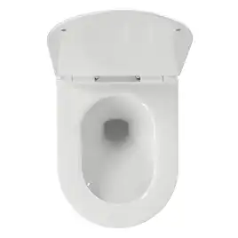 Подвесной унитаз Azario LUSTER AZ-2285 безободковый, с системой смыва Tornado, с быстросъемным сиденьем микролифт